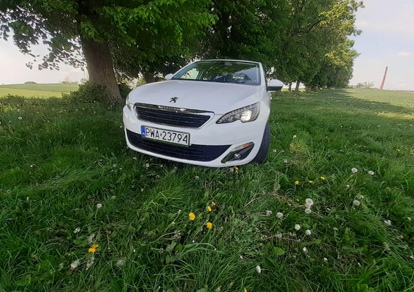 Peugeot 308 cena 38500 przebieg: 116360, rok produkcji 2015 z Wyszogród małe 466